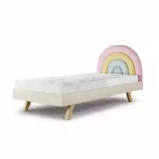 Minko łóżko Rainbow Tęcza Legs Basic 90 x 200 cm Pastele Dom i ogród Meble Sypialnia ŁóżkaStelaże