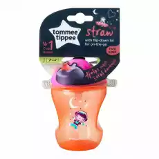 Straw Cup kubek niekapek ze słomką 7m Girl 230ml Dla dziecka Akcesoria dla dzieci Pozostałe akcesoria dla dzieci