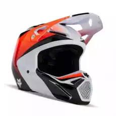 FOX KASK OFFROAD V1 STREAK WHITE Sport i rekreacja Sporty motorowe Kaski do sportów motorowych