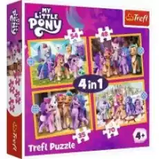 Puzzle 4w1 Poznaj kucyki Pony TREFL Dla dziecka Zabawki Puzzle