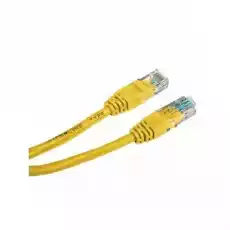 UTP patchcord UTP patchcord Cat5e RJ45 M5m nieekranowany żółty economy Komputery Akcesoria komputerowe Inne akcesoria komputerowe