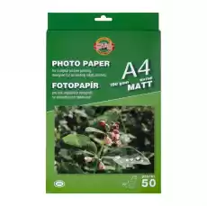 KIN PAPIER FOTO A4 50 ARK 9757M190 MATT 190 G Biuro i firma Akcesoria biurowe Artykuły papiernicze