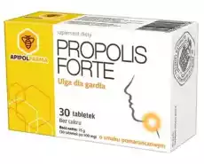 PROPOLIS Forte x 30 tabl smak pomarańczowy Zdrowie i uroda Zdrowie Leki Przeziębienie i grypa