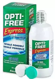 OPTIFREE Express Płyn do soczewek 355ml Zdrowie i uroda Zdrowie Soczewki kontaktowe i akcesoria