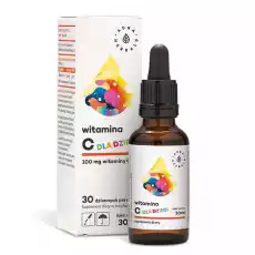 Aura Herbals Witamina C Dla Dzieci 100mg krople 30ml Sport i rekreacja Odżywki i suplementy Witaminy i minerały