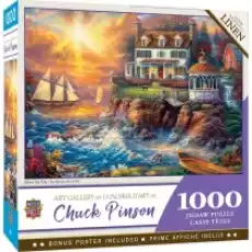 Puzzle 1000 el Zachód słońca nad zatoką Masterpieces Dla dziecka Zabawki Puzzle