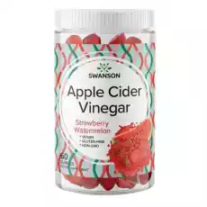 Swanson Apple Cider Vinegar truarbuz 60 gumisiów Zdrowie i uroda Zdrowie Witaminy minerały suplementy diety