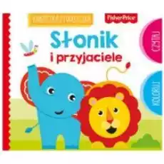 Fisher Price Książeczka z pudełeczka Słonik i przyjaciele Książki Dla dzieci