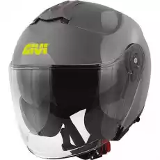 GIVI KASK X22 OTWARTY JET Z BLENDĄ SZARY Motoryzacja Sporty Motorowe Ochrona Głowy Kaski