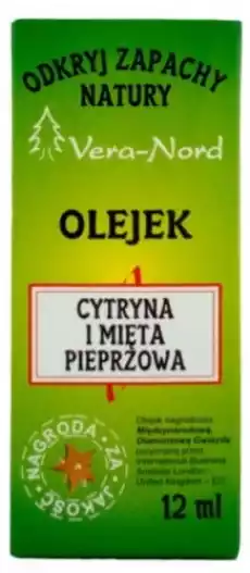 Vera Nord Cytryna I Mięta Pieprzowa Olejek 12 Ml Artykuły Spożywcze