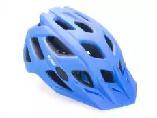 Kask rowerowy ROMET model 405 niebieski z daszkiem Sport i rekreacja Rowery i akcesoria Akcesoria rowerowe Kaski rowerowe