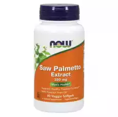 Saw Palmetto Extract Palma Sabalowa olej z pestek dyni 320 mg ekstrakt standaryzowany 90 kaps Zdrowie i uroda Zdrowie Medycyna naturalna