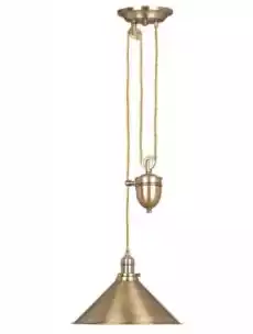 Lampa Sufitowa Wisząca Provence UpDown Mosiądz 37x37x23cm Dom i ogród Wyposażenie wnętrz Oświetlenie Lampy sufitowe