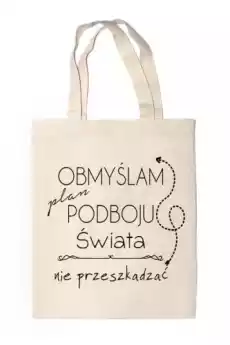 shopper obmyślam plan podboju świata Odzież obuwie dodatki Galanteria i dodatki Torby na zakupy