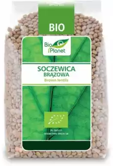 SOCZEWICA BRĄZOWA BIO 400 g BIO PLANET Artykuły Spożywcze Zdrowa żywność