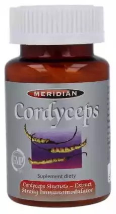 Cordyceps 60kaps MERIDIAN Artykuły Spożywcze Produkty dietetyczne Suplementy