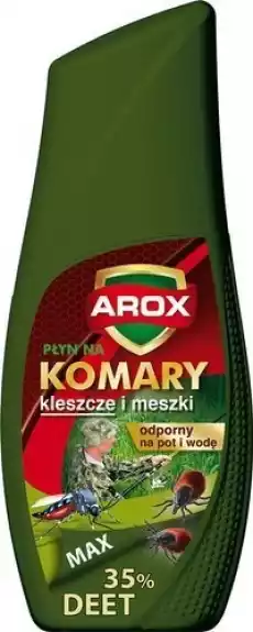 AROX Płyn na komary kleszcze i meszki MAX 50ml Zdrowie i uroda Zdrowie FarmaceutykiLeki KropleSpray