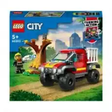 LEGO City Wóz strażacki 4x4 misja ratunkowa 60393 Dla dziecka Zabawki Klocki