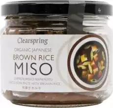 Miso z brązowego ryżu niepasteryzowane BIO 300 g Clearspring Artykuły Spożywcze Przyprawy