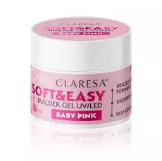 Claresa Żel budujący SOFTEASY BUILDER GEL BABY PINK 90g Zdrowie i uroda Kosmetyki i akcesoria Manicure i pedicure Żele do paznokci