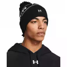 Czapka męska Under Armour Mens Halftime Pom Beanie Odzież obuwie dodatki Galanteria i dodatki Nakrycia głowy Czapki