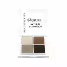 Natural Quattro Eyeshadow paletka 4 naturalnych cieni do powiek Coffee Cream 8g Zdrowie i uroda Kosmetyki i akcesoria Pielęgnacja ciała