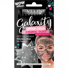 Eveline Galaxity Glitter Mask oczyszczająca maseczka do twarzy cosmic dust 10ml Zdrowie i uroda Kosmetyki i akcesoria Pielęgnacja twarzy Maseczki