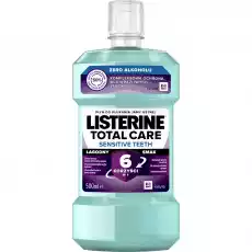 Listerine Total Care Sensitive płyn do płukania jamy ustnej 500ml Zdrowie i uroda Kosmetyki i akcesoria Pielęgnacja zębów i jamy ustnej