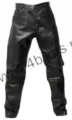 Halvarssons Stonewashed spodnie skórzane męskie Motoryzacja Odzież motocyklowa