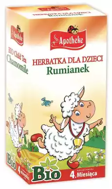 HERBATKA DLA DZIECI RUMIANKOWA BIO 20 x 1 g 20 g APOTHEKE Dla dziecka Akcesoria dla dzieci Karmienie dziecka