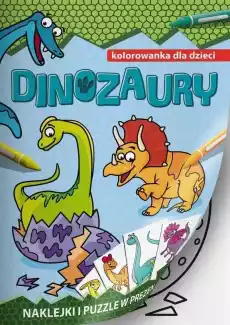 Kolorowanka Dinozaury Książki Dla dzieci