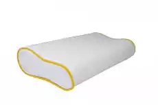 Poduszka ortopedyczna Visco Memory Żółta Ramówka Zdrowie i uroda Zdrowie Rehabilitacja Poduszki koce i materace lecznicze
