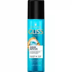 Schwarzkopf Gliss Aqua Revive ekspresowa odżywka do włosów suchych i normalnych 200ml Zdrowie i uroda Kosmetyki i akcesoria Pielęgnacja i stylizacja włosów Odżywki do włosów