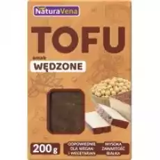 NaturaVena Tofu kostka wędzone 200 g Artykuły Spożywcze Nabiał