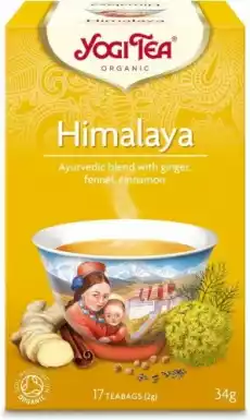 HERBATKA HIMALAYA BIO 17 x 2 g YOGI TEA Artykuły Spożywcze Herbata