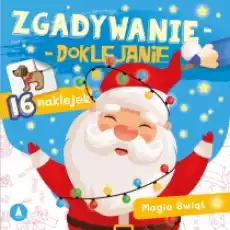 Zgadywaniedoklejanie Magia świąt Książki Dla dzieci