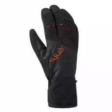 Rękawice Rab Cresta GTX Glove BlackBlack XL Sport i rekreacja Akcesoria turystyczne outdoor