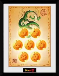 Plakat w ramie Dragon Ball Z Shenron amp Smocze Kule 45 x 34 cm Gadżety