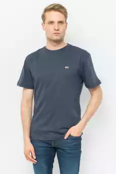 TSHIRT MĘSKI TOMMY JEANS DM0DM10101 GRANATOWY Odzież obuwie dodatki Odzież męska