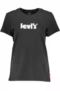 TSHIRT LEVI39S Z KRÓTKIM RĘKAWEM DAMSKI CZARNY Odzież obuwie dodatki