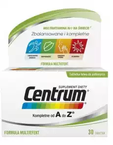 CENTRUM AZ x 30 tabletek Zdrowie i uroda Zdrowie Witaminy minerały suplementy diety