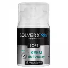 SOLVERX Soft krem do twarzy dla mężczyzn 50ml Zdrowie i uroda Kosmetyki i akcesoria Kosmetyki dla mężczyzn