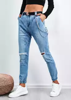 spodnie balance jeans blue not mapped