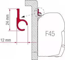 ADAPTER DO MARKIZY FIAMMA F35 PRO F45F70 SZYNA 300CM Książki Poradniki Dom i ogród