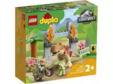 LEGO DUPLO 10939 Ucieczka tyranozaura i triceratopsa Dla dziecka Zabawki Klocki