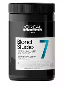 Loreal Blond Studio Clay 7 rozjaśniacz w pudrze 500g Zdrowie i uroda Kosmetyki i akcesoria Pielęgnacja i stylizacja włosów Farby i szampony koloryzujące