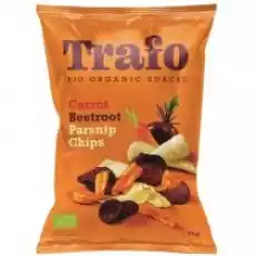 Trafo Chipsy warzywne pieczone 75 g Bio Artykuły Spożywcze Słodycze