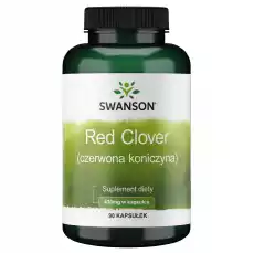 Swanson Red Clover 430mg 90kaps Zdrowie i uroda Zdrowie Witaminy minerały suplementy diety