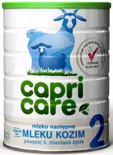 Capricare 2 Mleko następne oparte na mleku kozim od 6 miesiąca życia 400g Dla dziecka Akcesoria dla dzieci Karmienie dziecka Kaszki mleko i dania dla dzieci