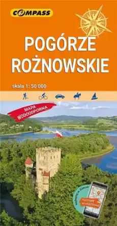 Mapa turystyczna Pogórze Rożnowskie lam w2022 Książki Turystyka mapy atlasy